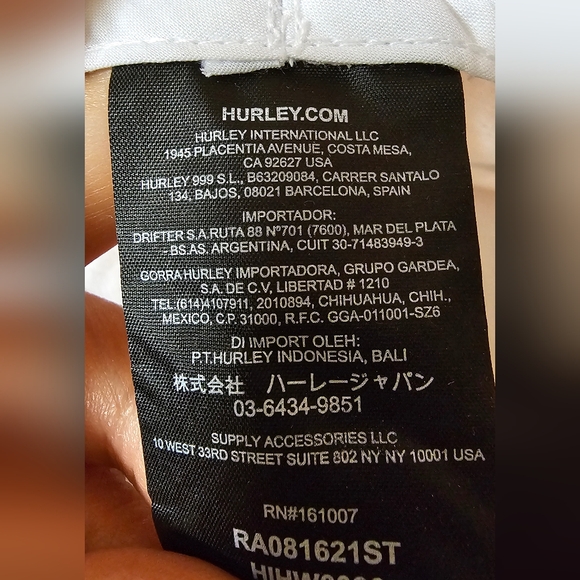 Hurley Bayshore Bucket Hat New with Tags One size fits all Pink Caribbean print - Picture 6 of 8